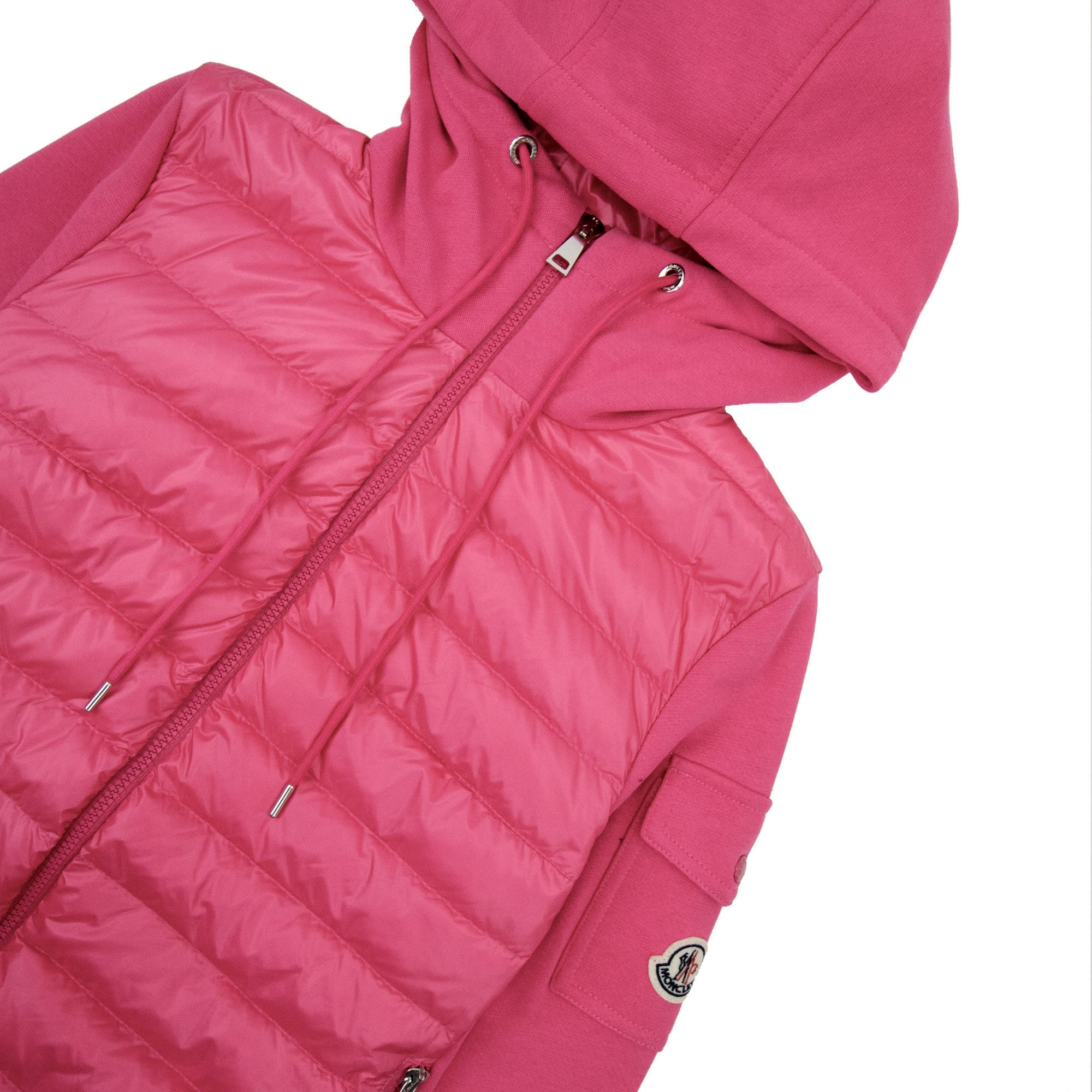 Moncler Women Maglia Hoodied Cardigan Pink 546 – Onu