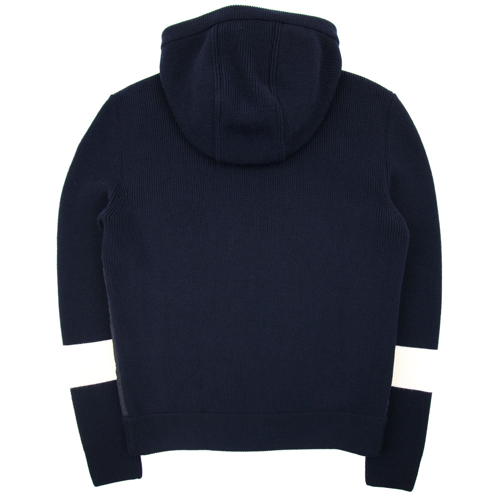 Moncler Stripe Sleeve Hybrid Cardigan Navy 742