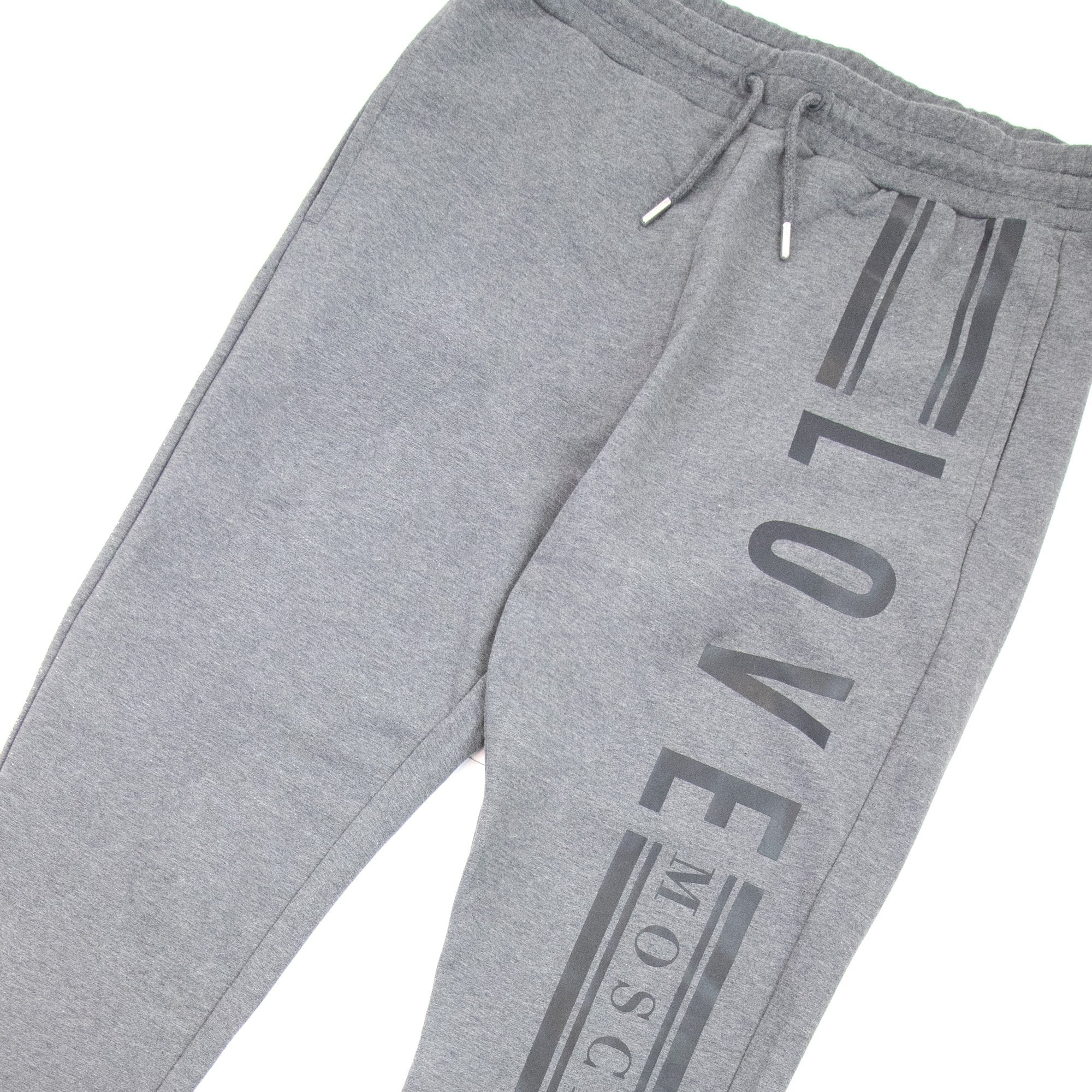 Love Moschino Side Printed Logo Bottoms Dark Grey B922