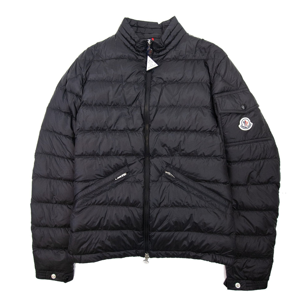 Moncler Agay Short Down Jacket Black 999