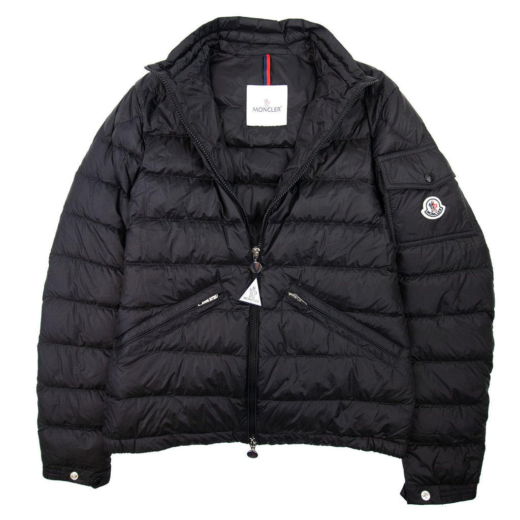 Moncler Agay Short Down Jacket Black 999