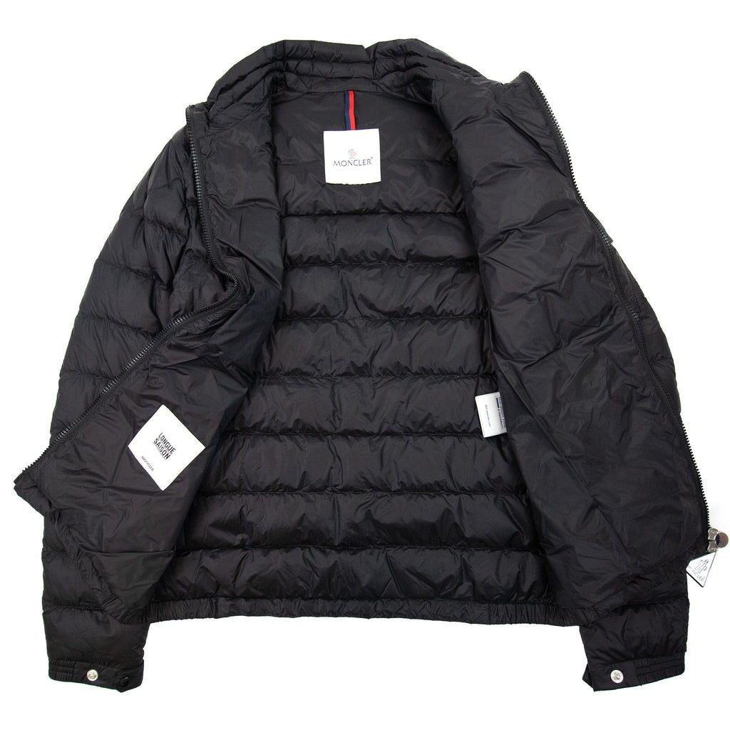 Moncler Agay Short Down Jacket Black 999