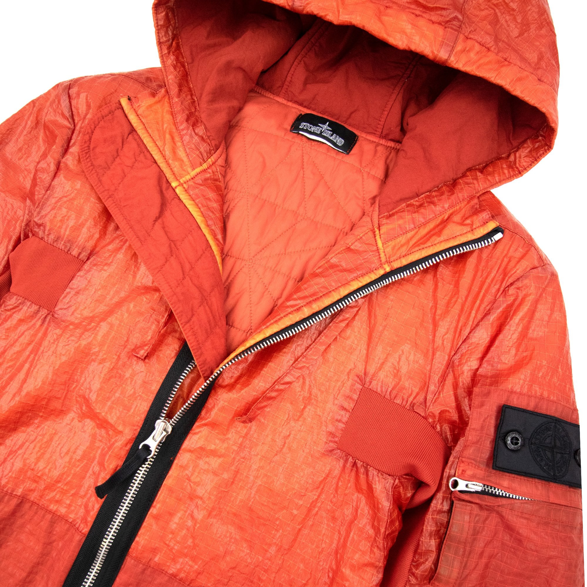 Stone Island Shadow Project 40203 Dual Grid Contour Parka Rust V0013