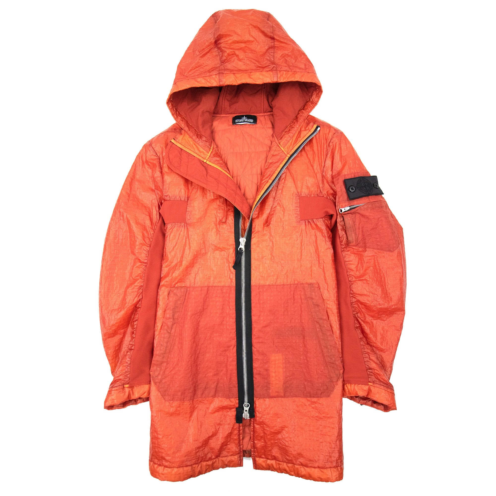 Stone Island Shadow Project 40203 Dual Grid Contour Parka Rust