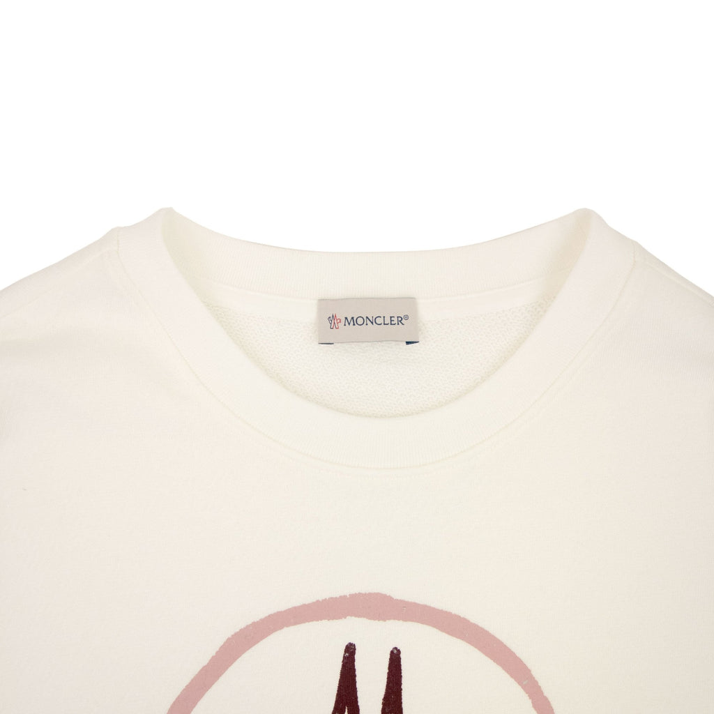 Moncler Women Logo Sweatshirt Off White 032
