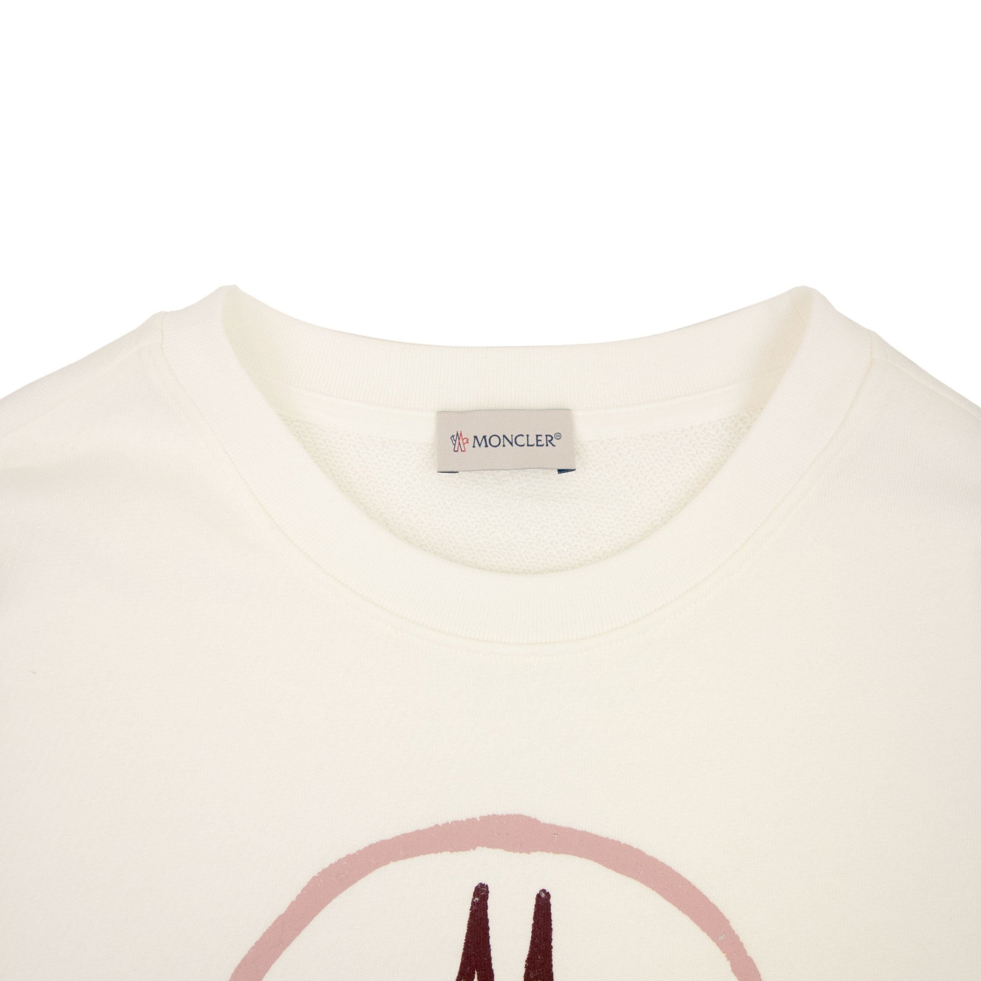 Moncler Women Logo Sweatshirt Off White 032