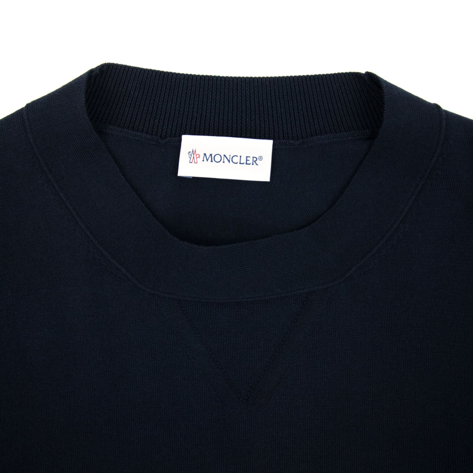 Moncler Cashmere Wool Jumper Navy 742