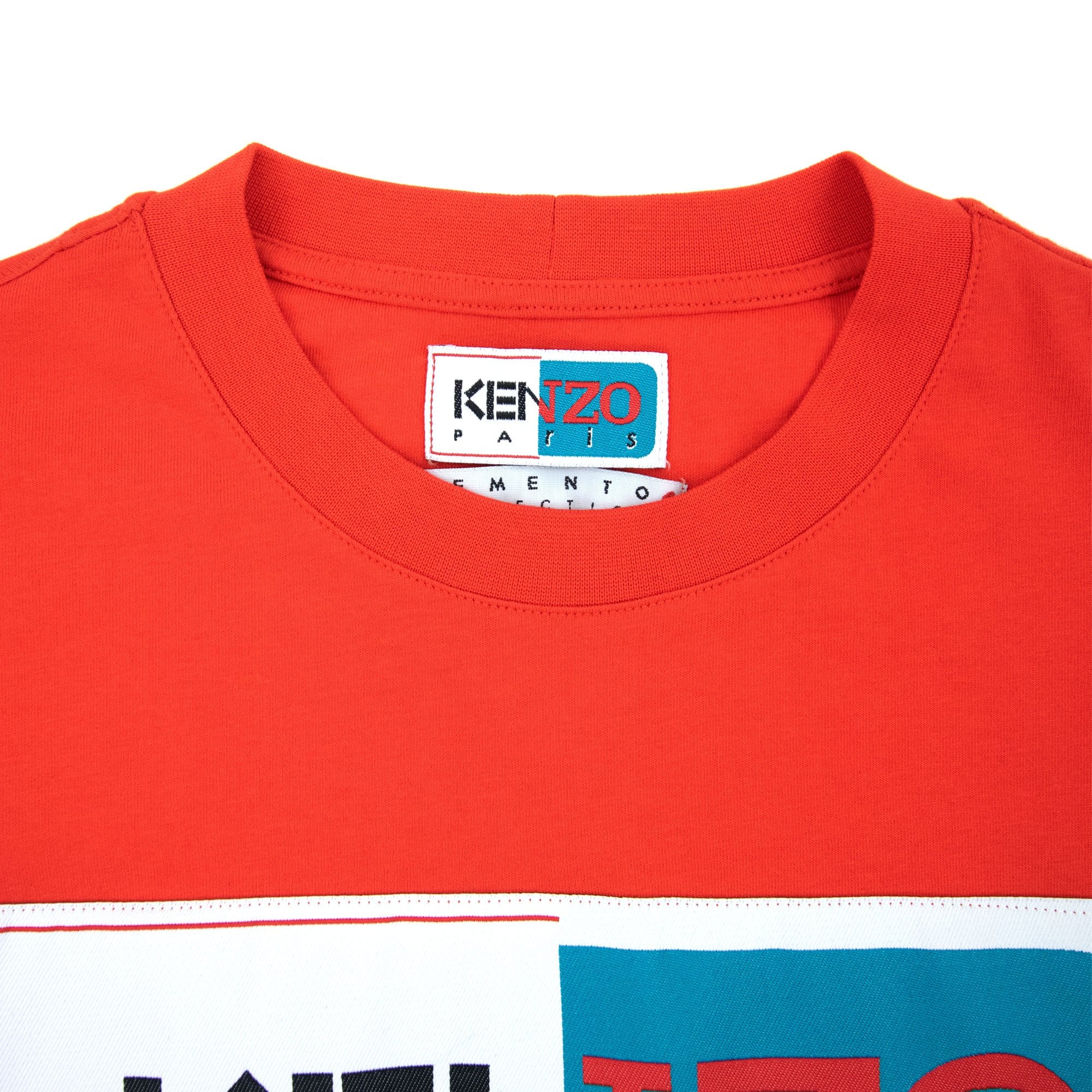 Kenzo Logo Patch T Shirt Red