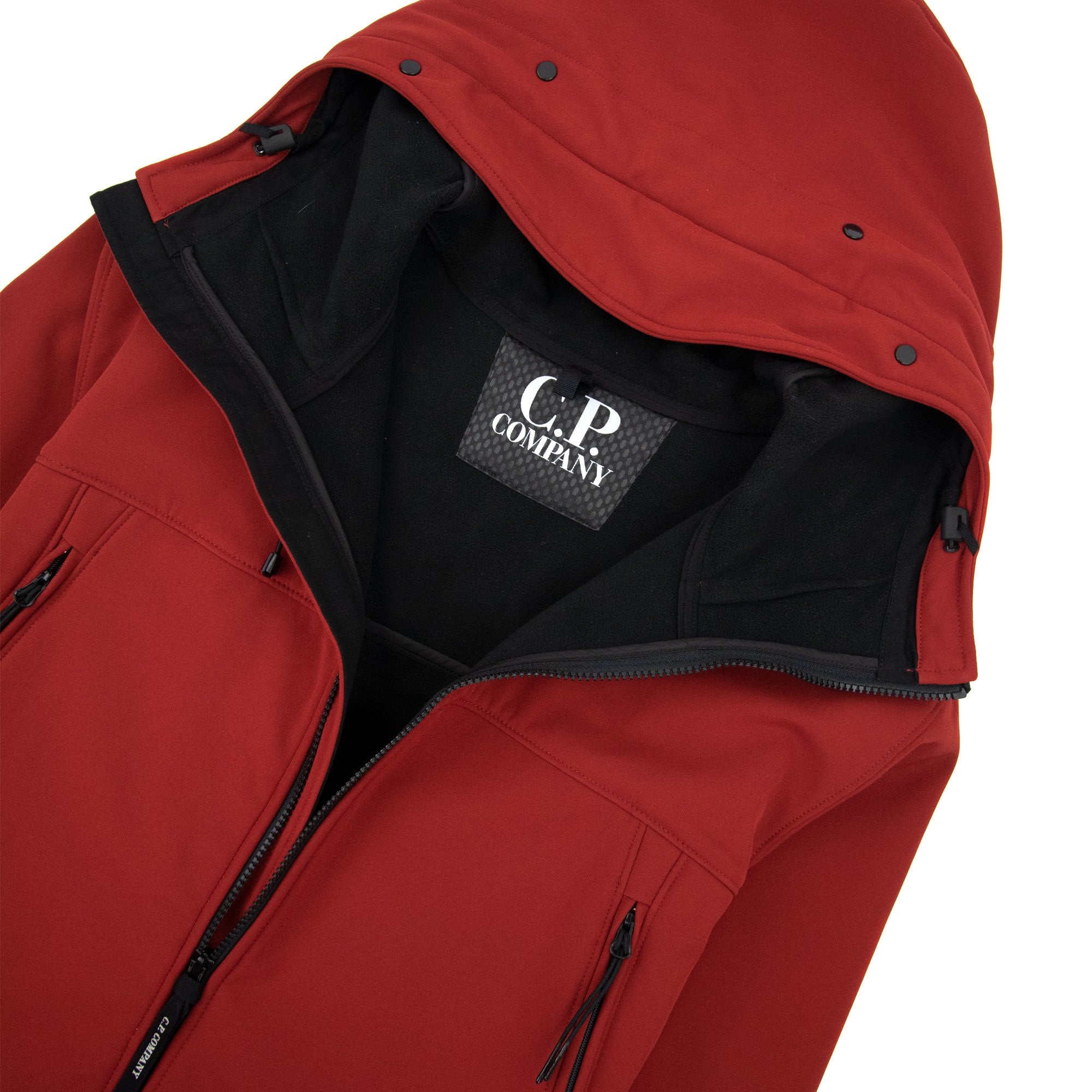 Cp Company Soft Shell Google Jacket Red 585 | ONU – Onu