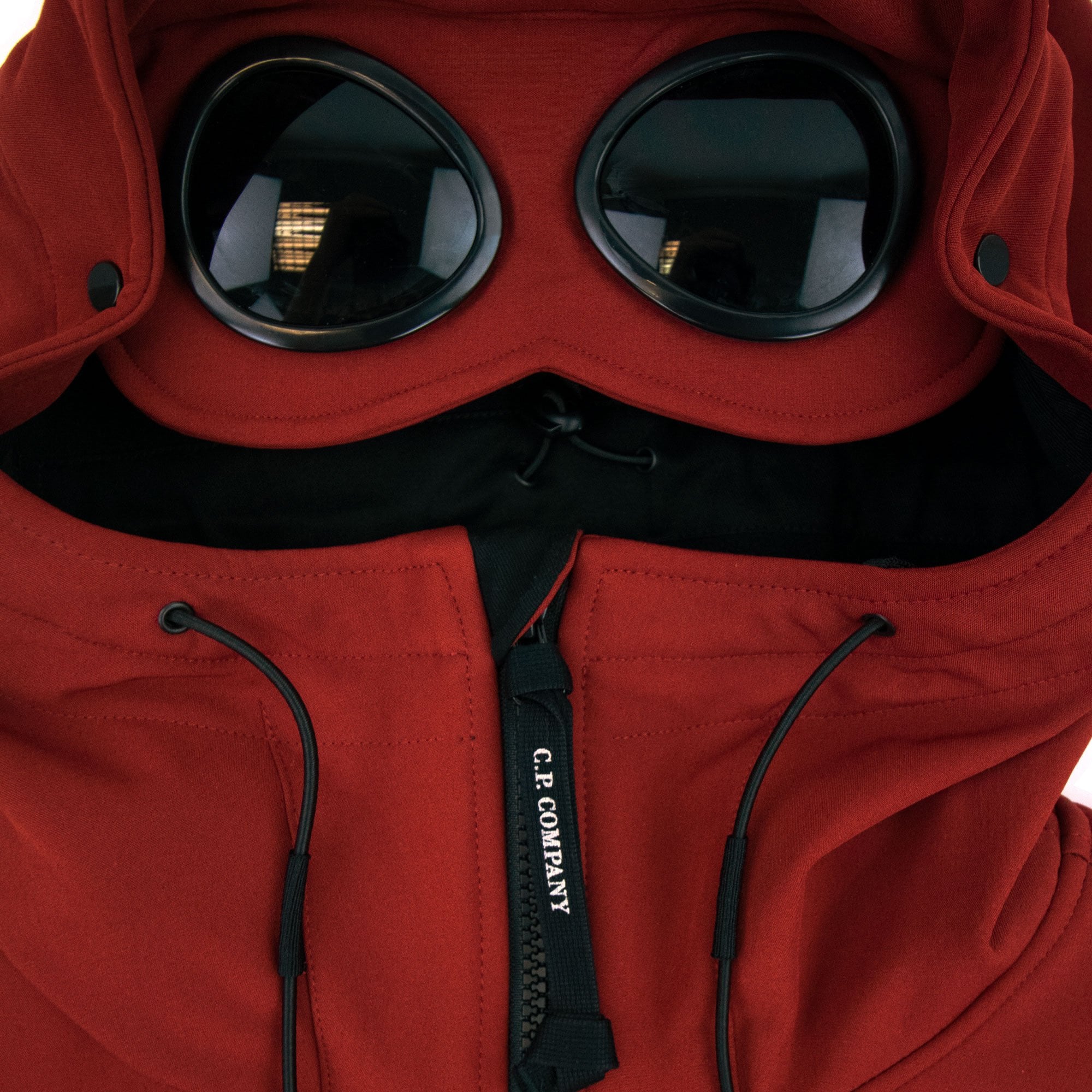Cp Company Soft Shell Google Jacket Red 585 | ONU – Onu