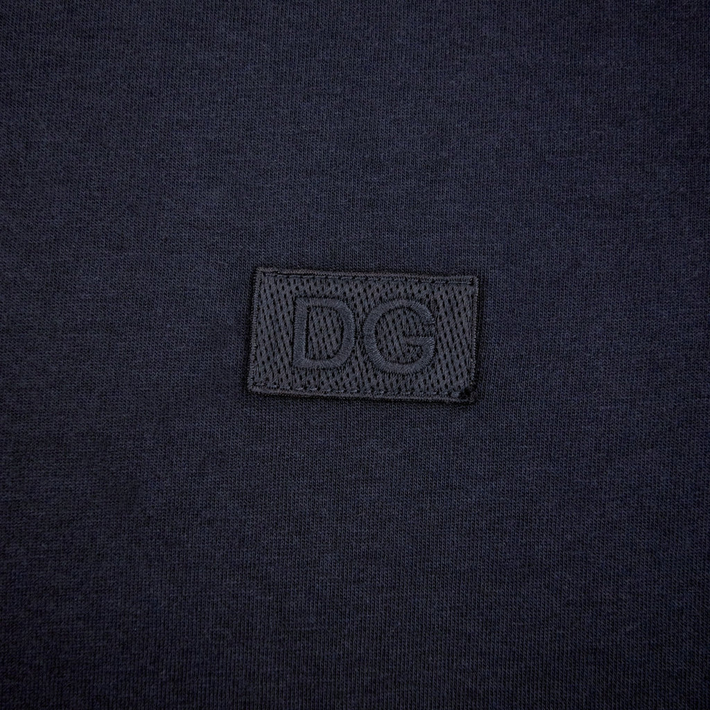 Dolce & Gabbana Dg Embroidered Logo T Shirt Navy