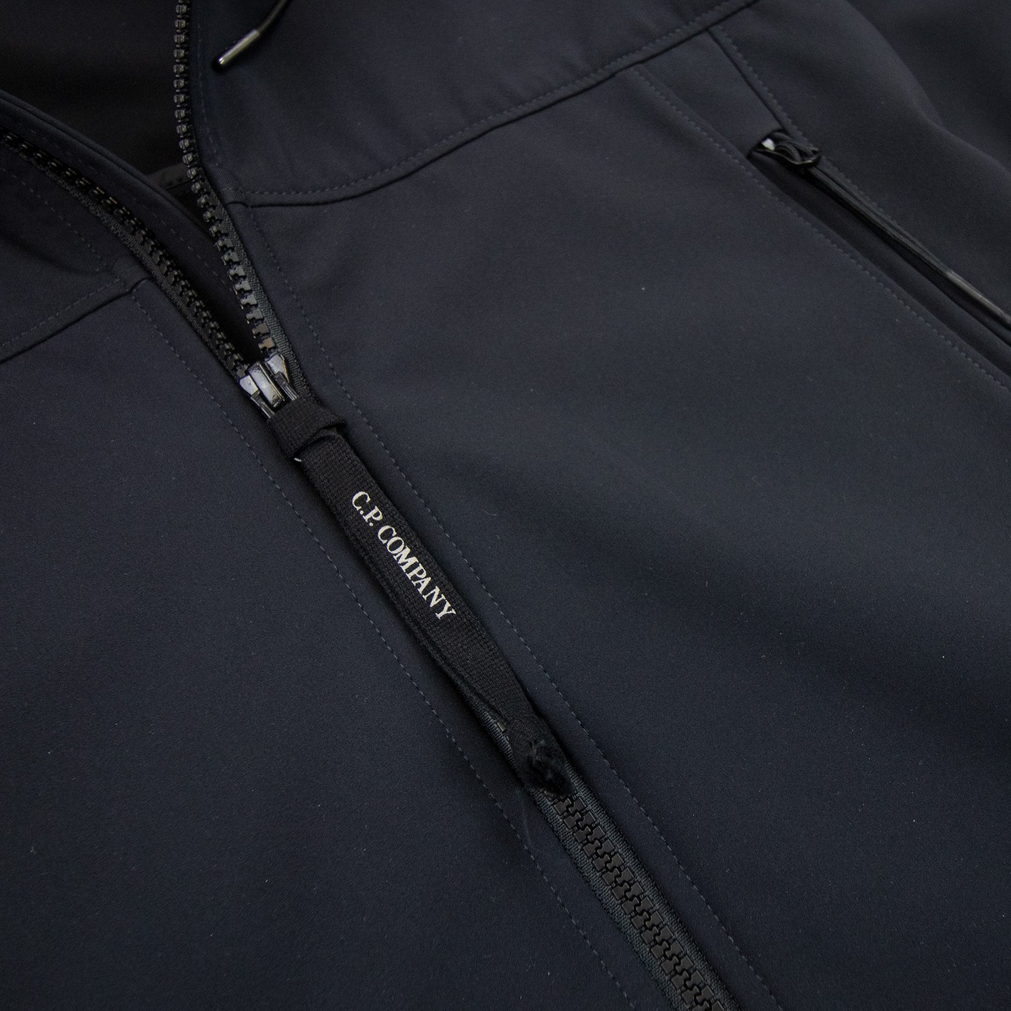 Cp Company Soft Shell Goggle Jacket Navy/black