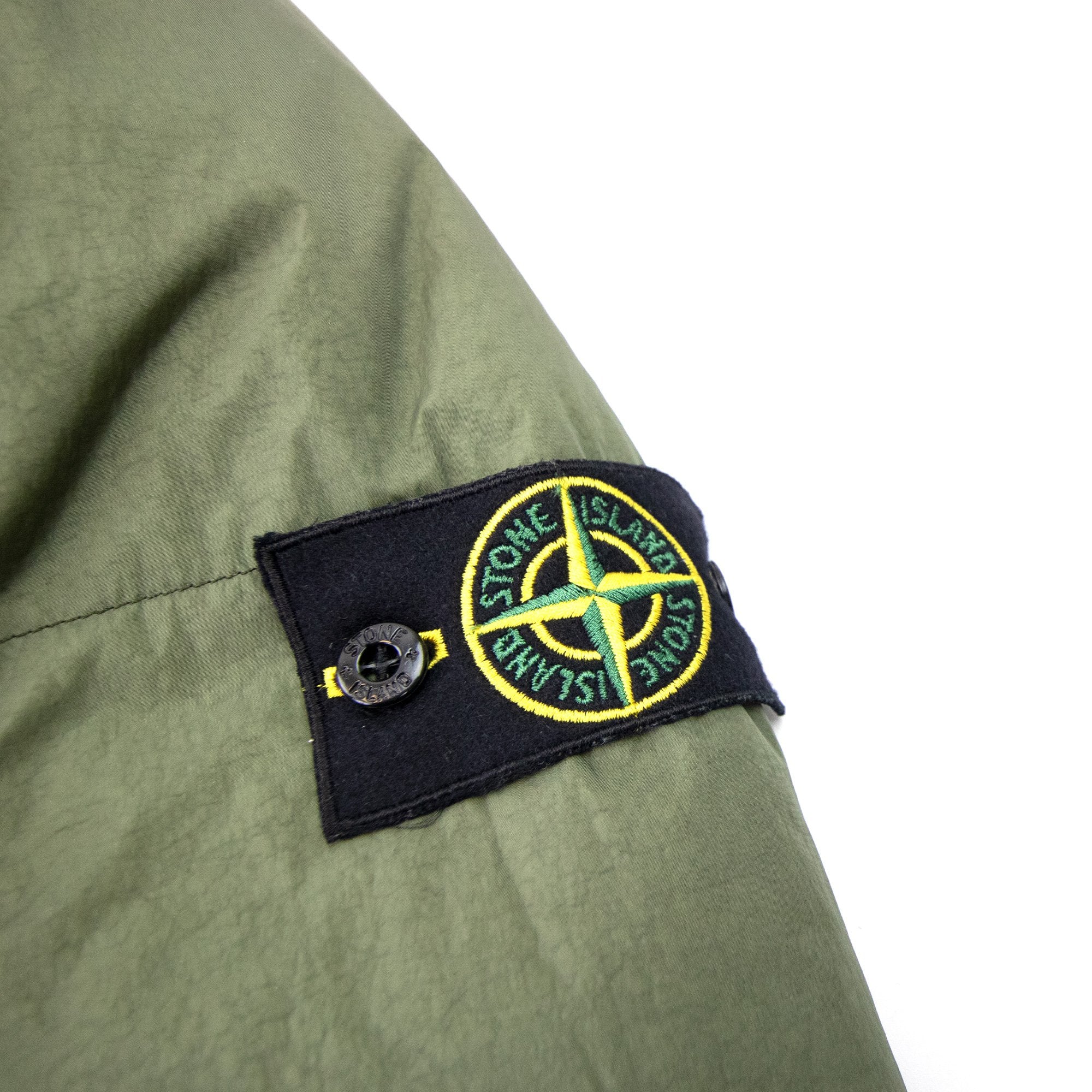 Stone Island 40223 Crinke Reps Ny Down Jacket Khaki V0055