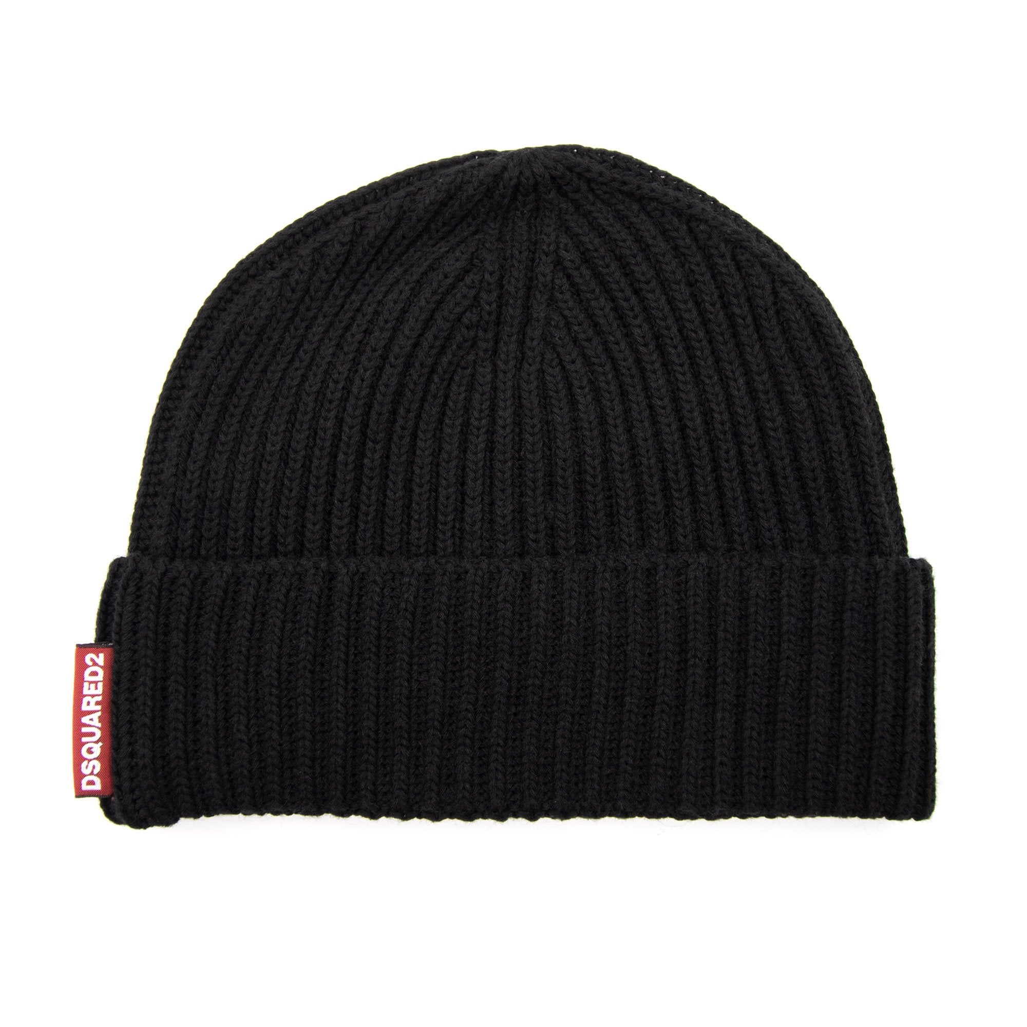 Dsquared2 Warmy Hat & Gloves Knit Set Black
