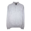 Hugo Boss Bono-l Embroidered Logo Knitted Polo Grey 041