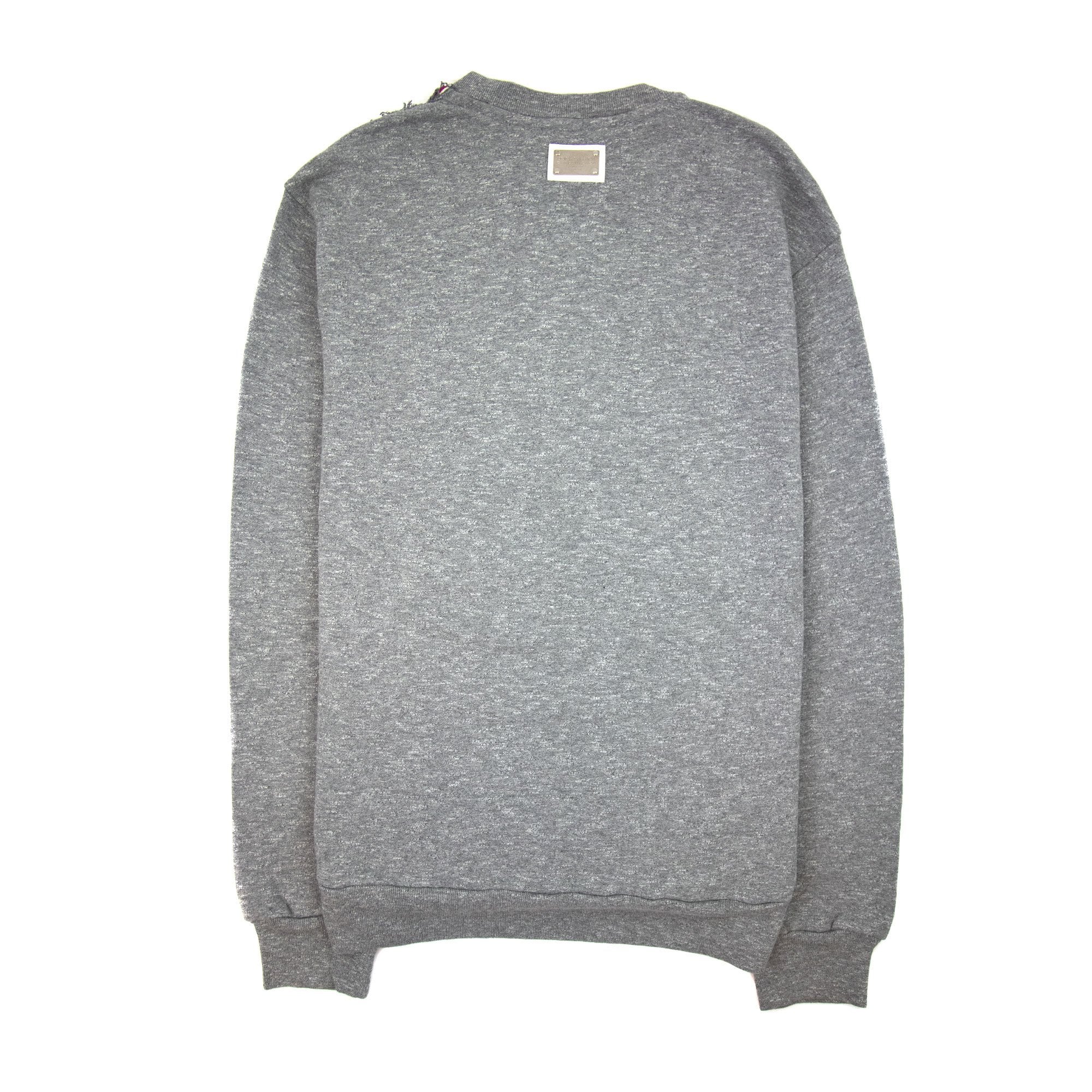 Dolce & Gabbana Italia Logo Crewneck Sweatshirt Grey