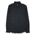 Dolce & Gabbana Polka Dots Gold L/s Cotton Shirt Black/white