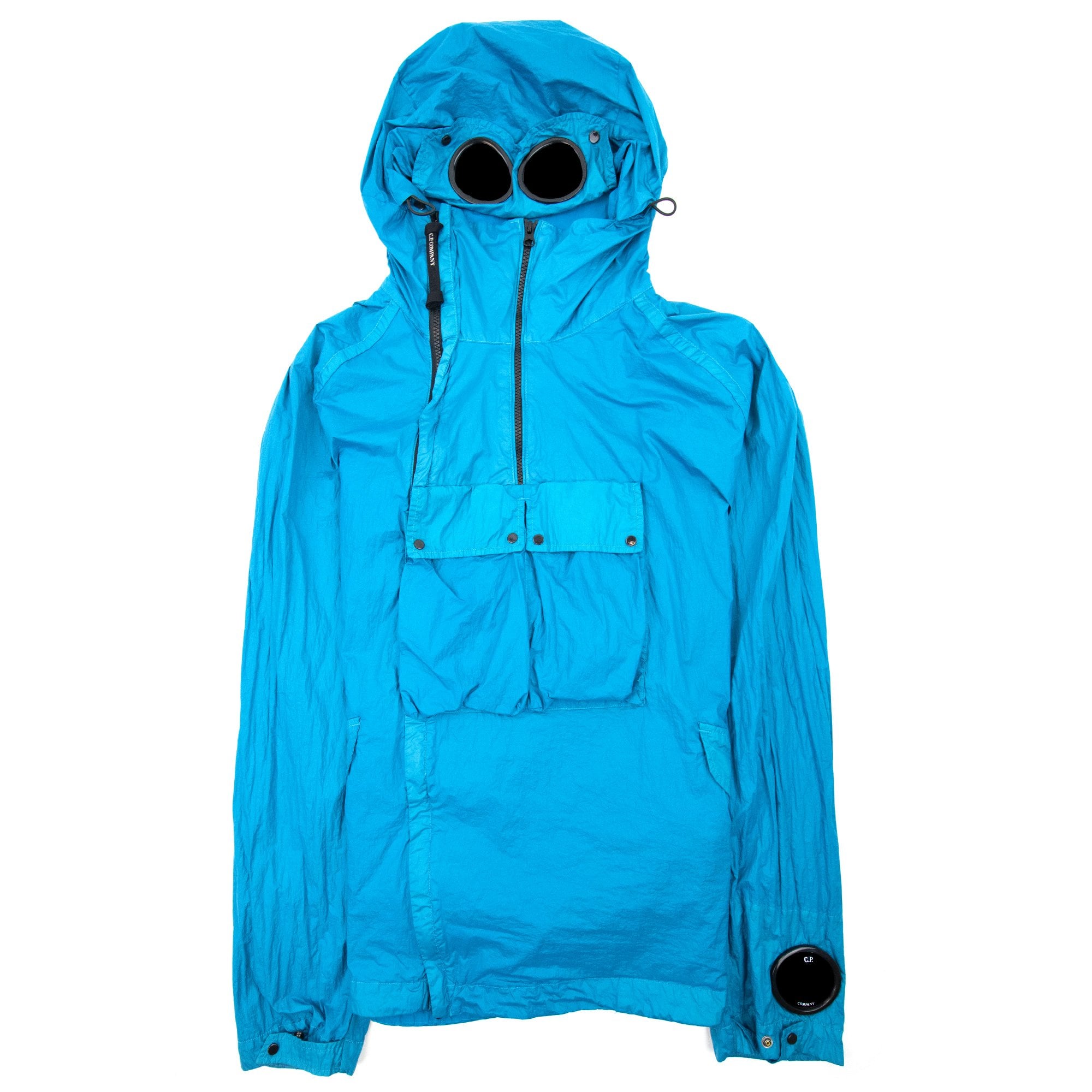 Cp Company Nyfoil Half Zip Jacket Blue 829