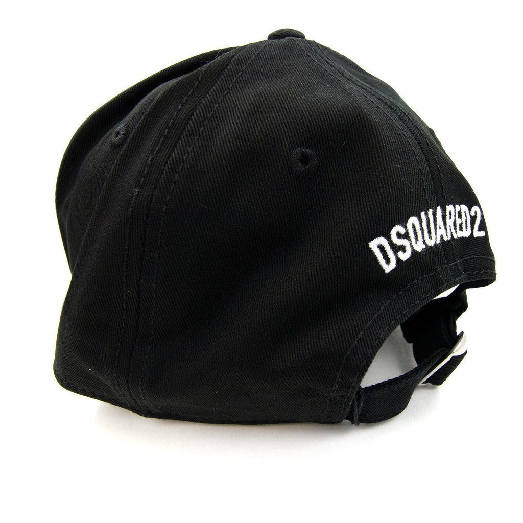 Dsquared2 Icon Splatter Cap Black