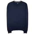 Hugo Boss Botto-l Embroidered Logo With Responsible Wool Swe Dark Navy 404