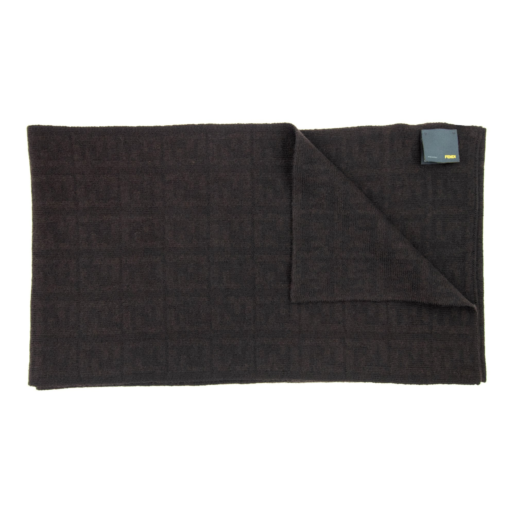 Fendi Subtle Ff Logo Scarf Moro/moro