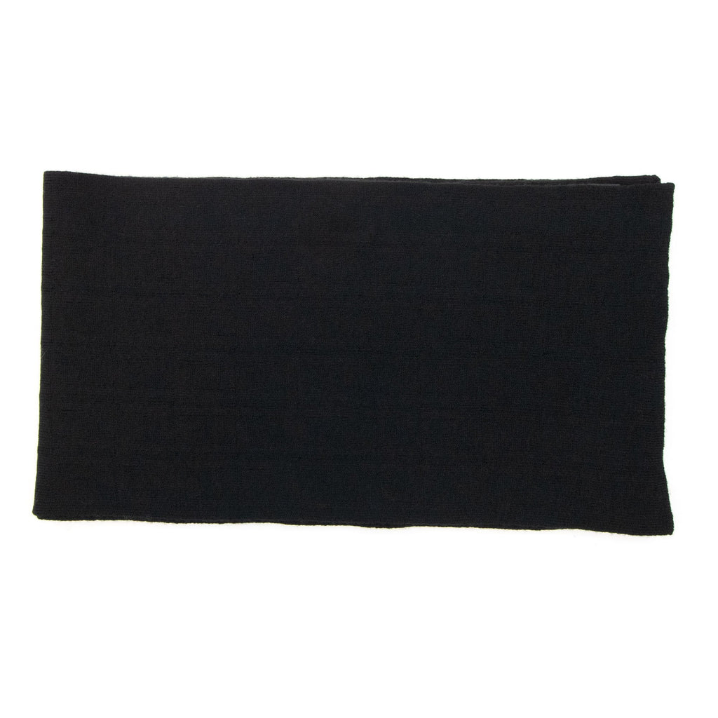 Fendi Subtle Ff Logo Scarf Nero