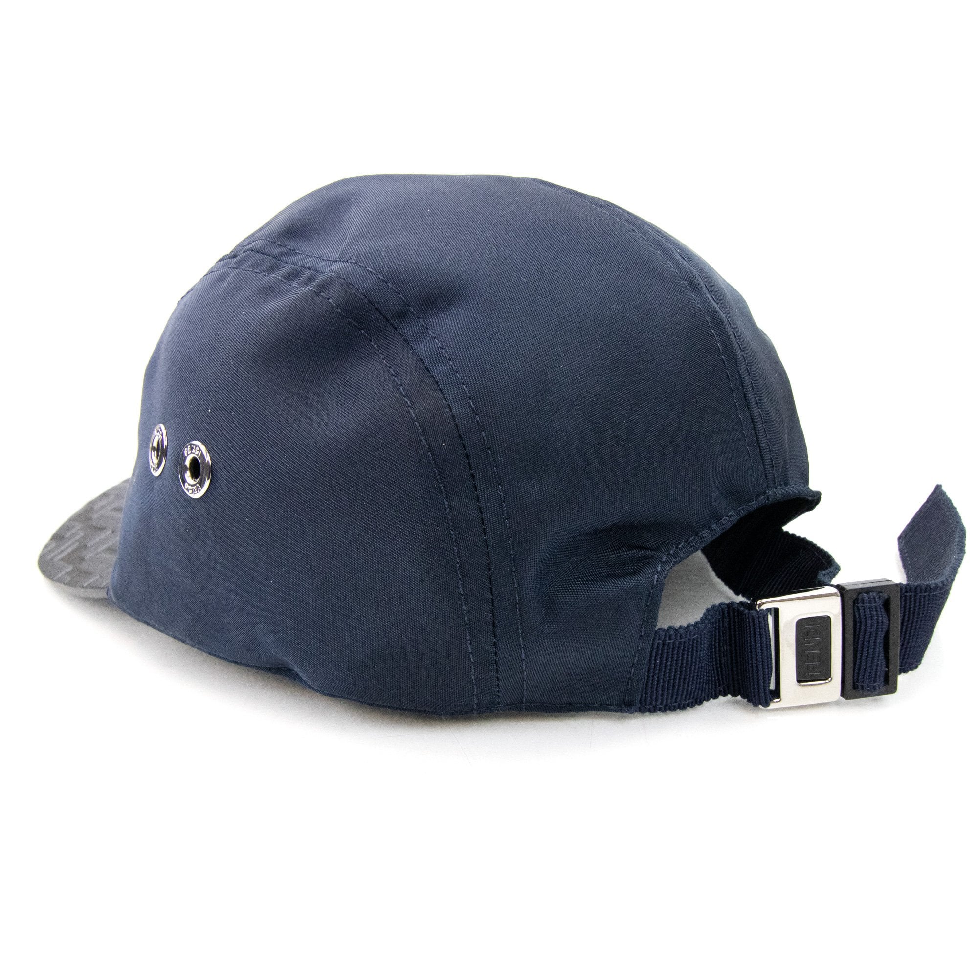 Fendi Limited Edition FF Nylon Baseball Cap Navy/black