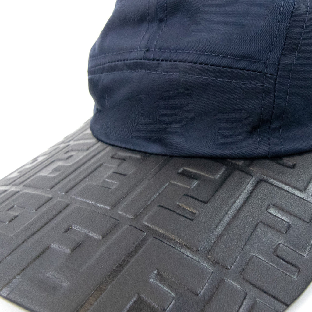 Fendi Limited Edition FF Nylon Baseball Cap Navy/black