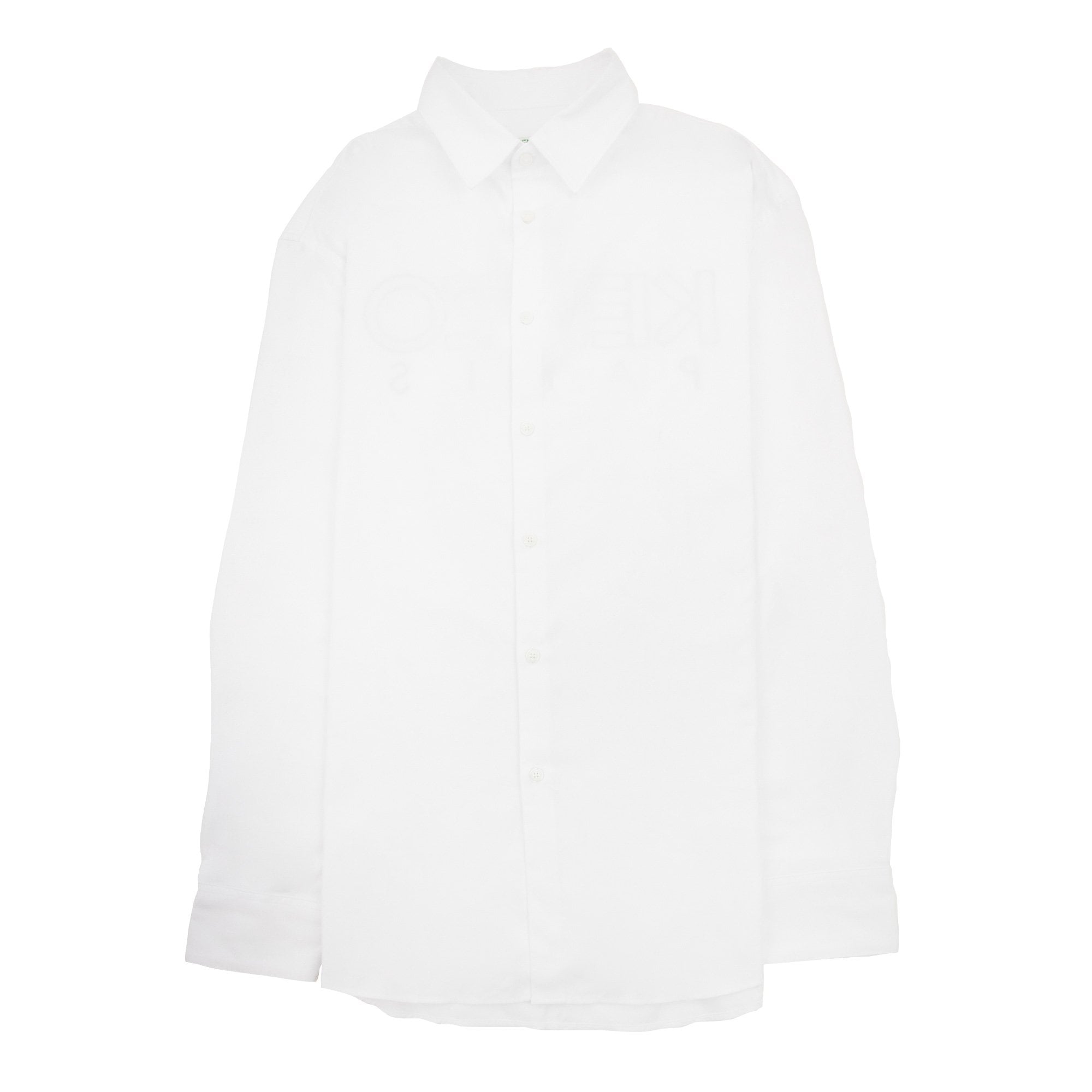 Kenzo Back Logo Long Sleeve Shirt White/black