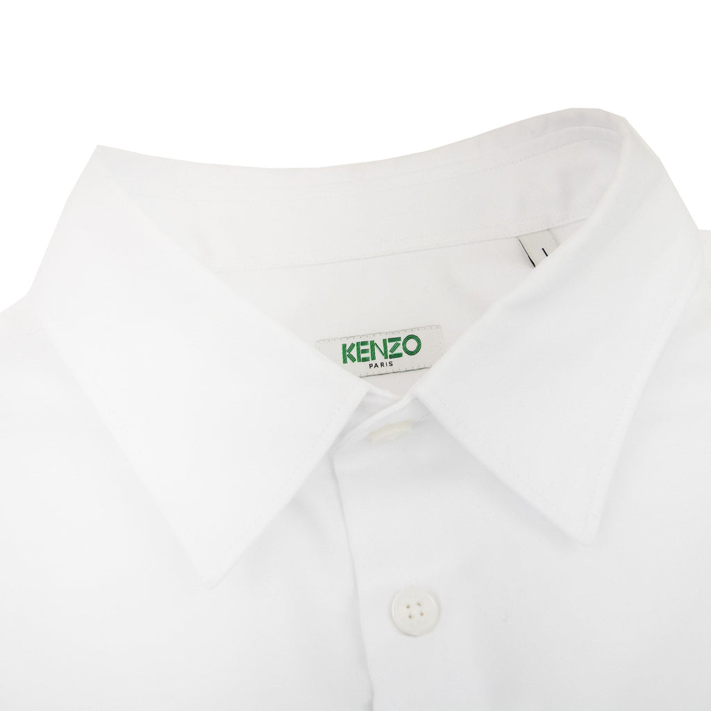 Kenzo Back Logo Long Sleeve Shirt White/black