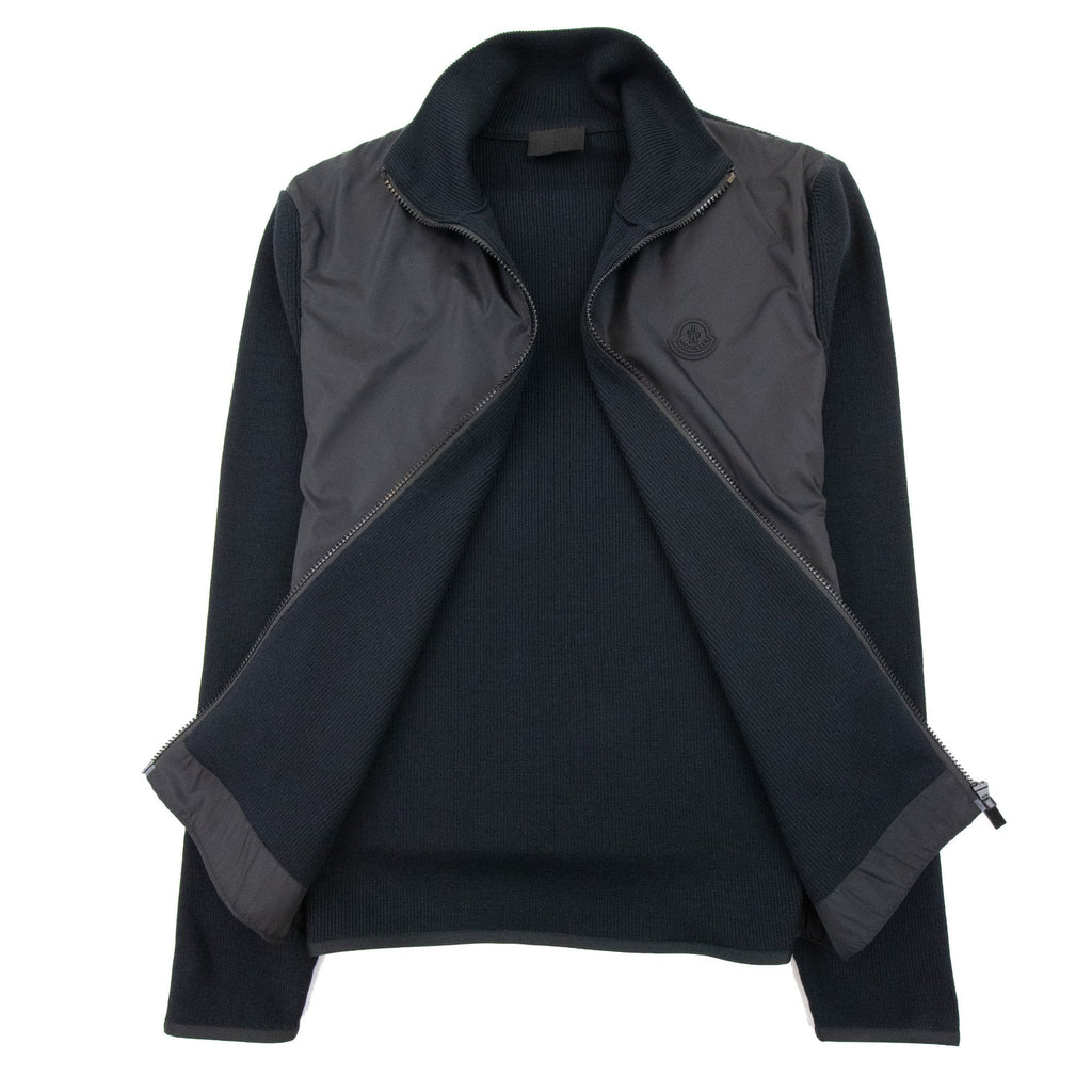 Moncler Wool Cardigan Black 999