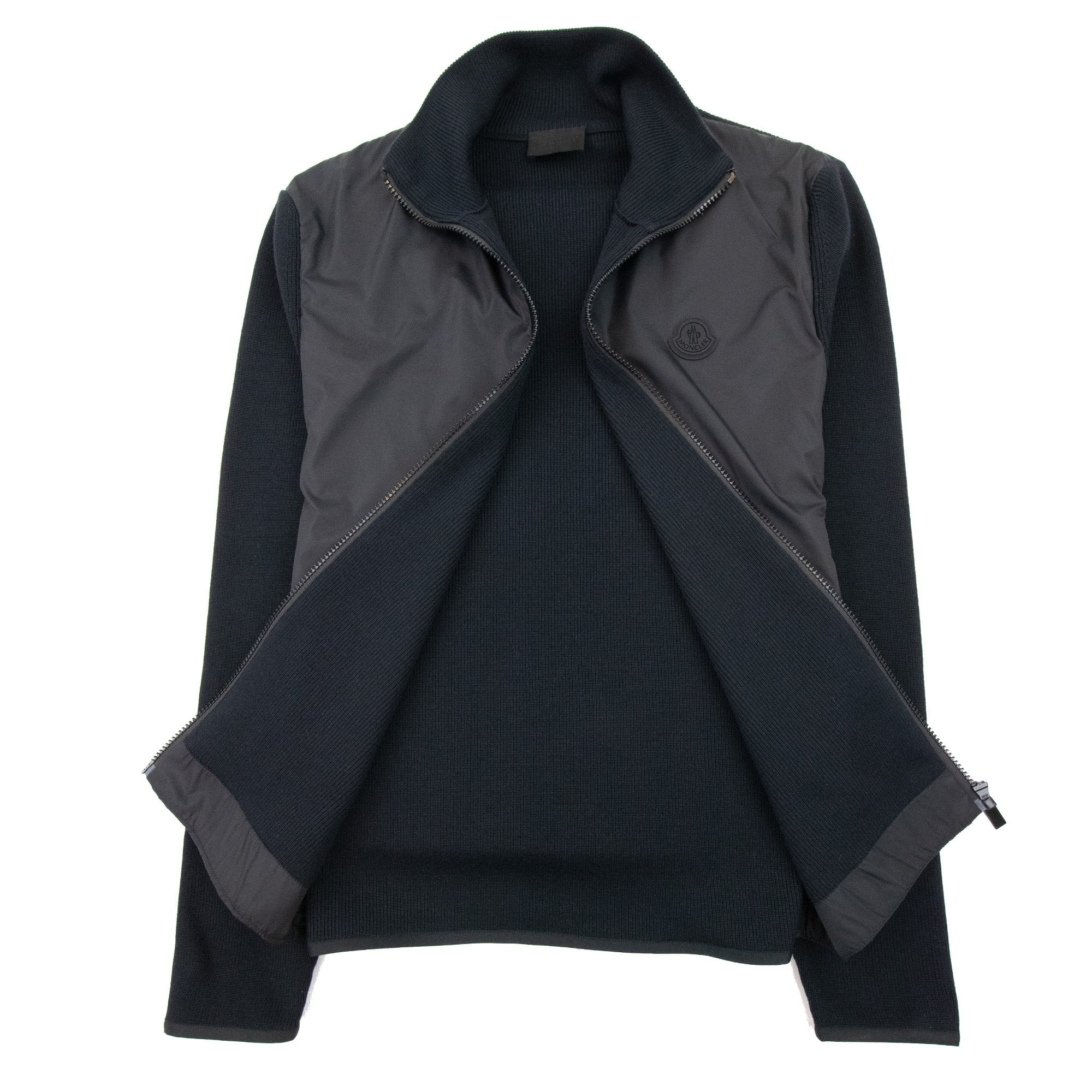 Moncler Wool Cardigan Black 999