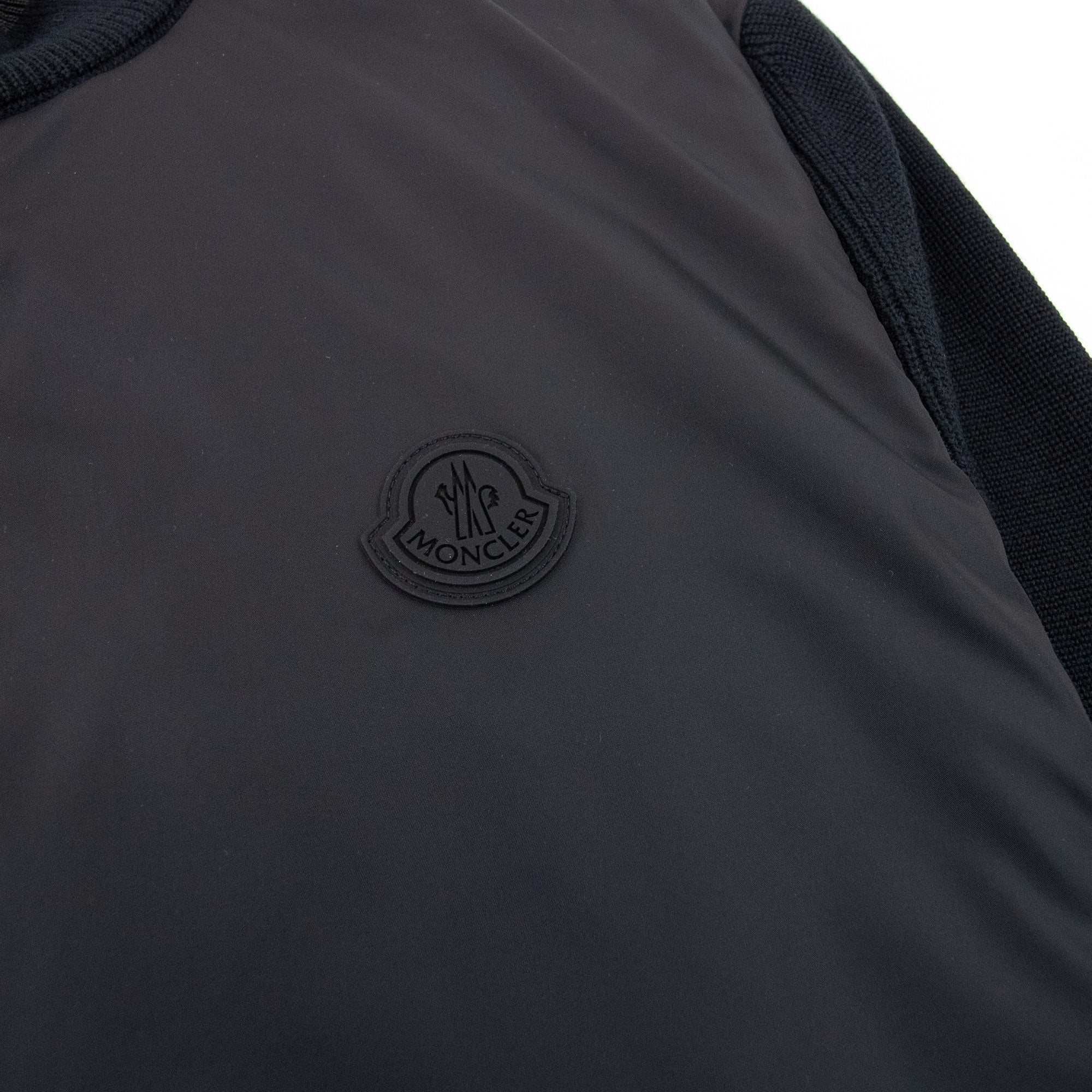 Moncler Wool Cardigan Black 999