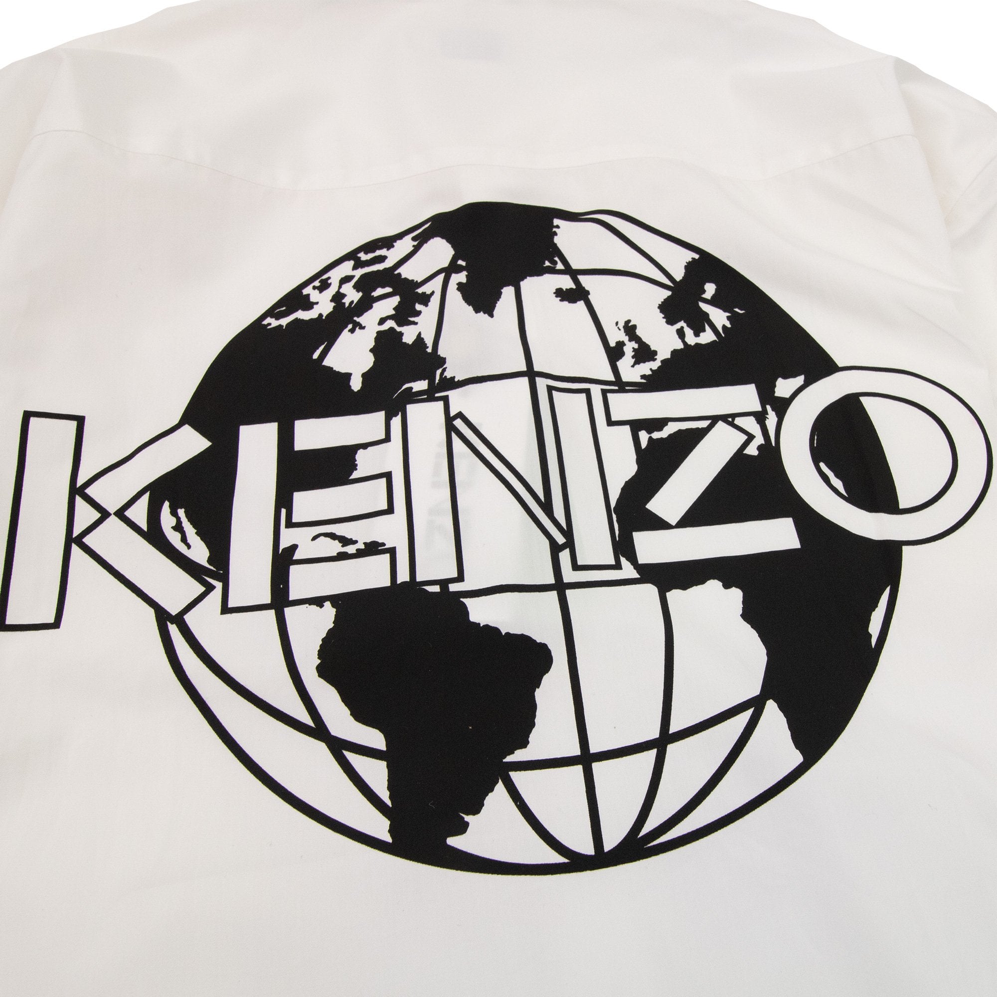 Kenzo Globe Back Logo Shirt White