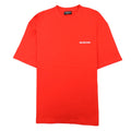 Balenciaga Logo Crewneck T Shirt Red/white