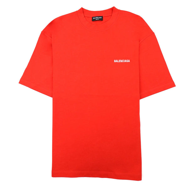 Balenciaga Logo Crewneck T Shirt Red/white | ONU – Onu