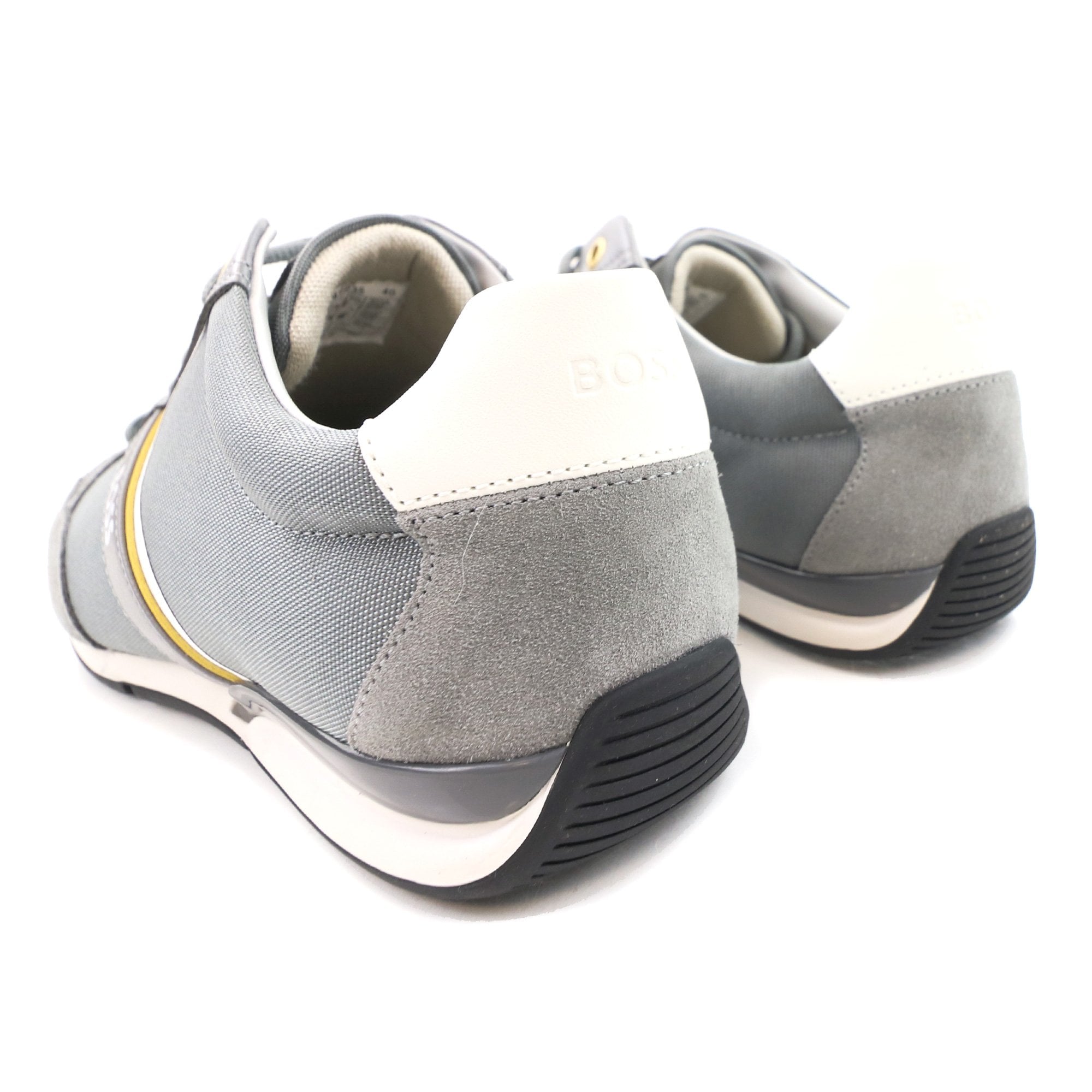 Hugo Boss Saturn Low Top Trainer Medium Grey