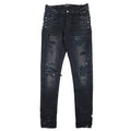 Amiri Aged Black Paint Splatter Mx1 Black