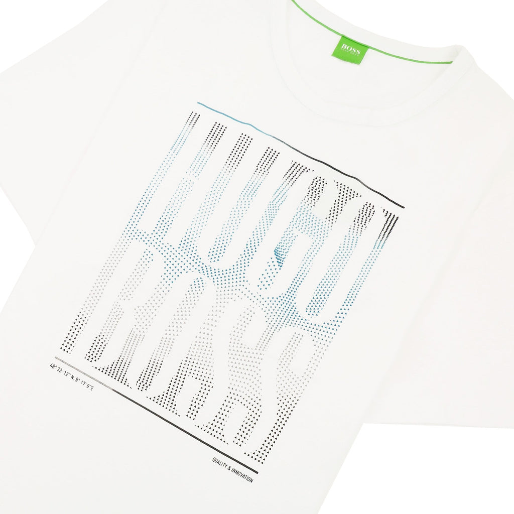 Hugo Boss Tee 12 Logo T Shirt White 100