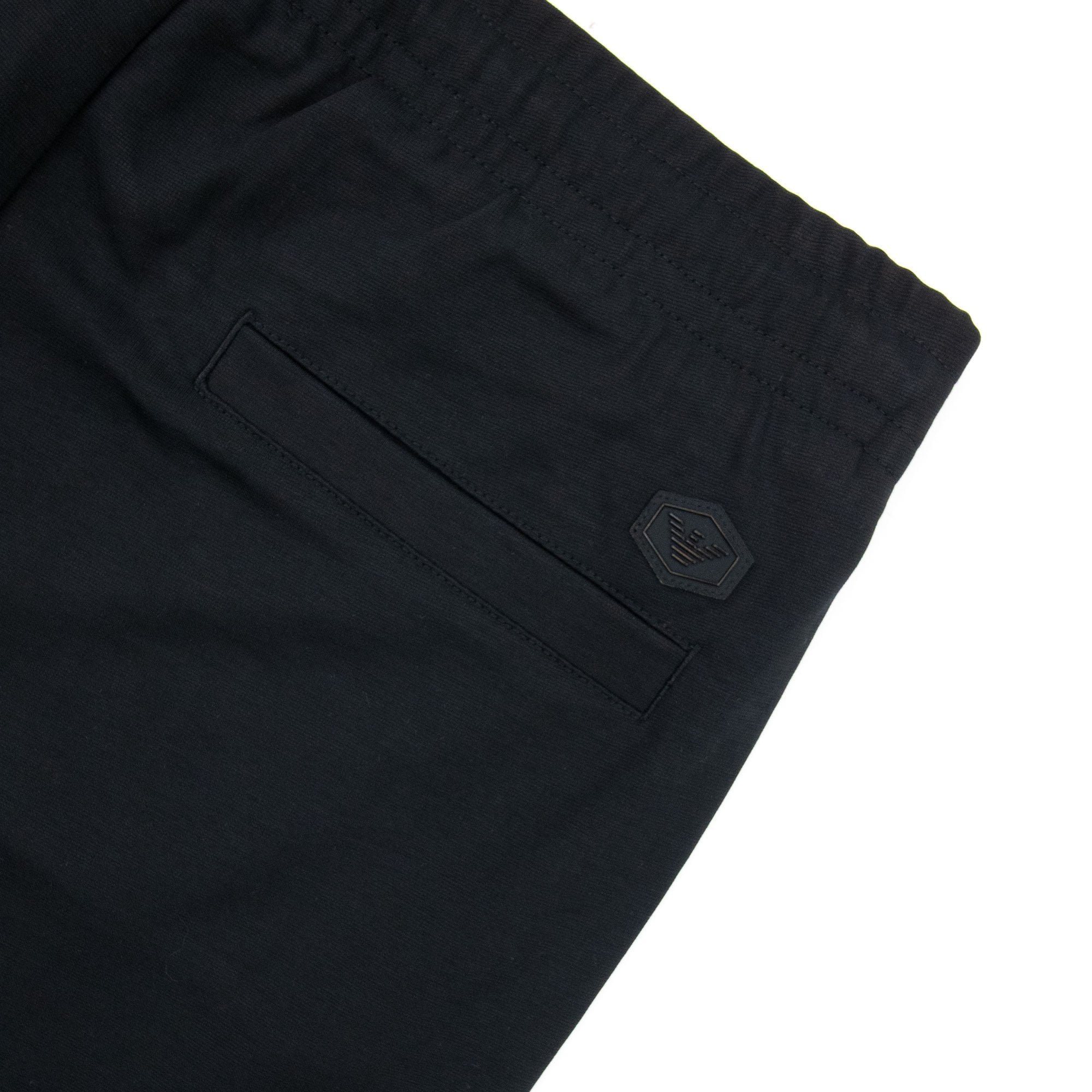 Emporio Armani Ponte Di Roma Fabric Joggers Black 999
