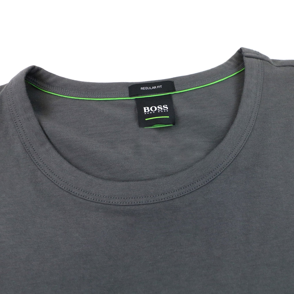 Hugo Boss Tee Chest Logo Tshirt Dark Grey