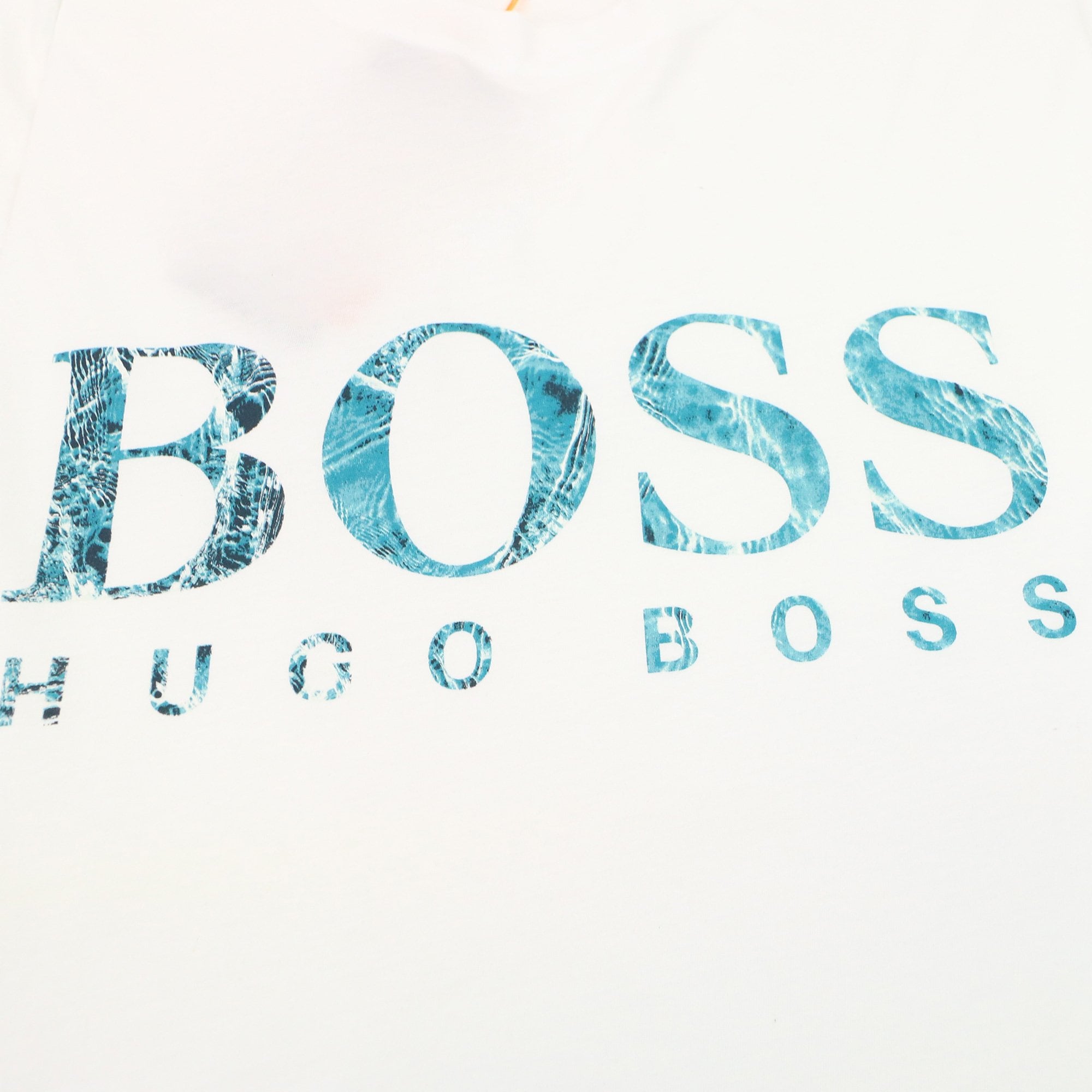 Hugo Boss Teecher 4 Printed Logo T Shirt White 100