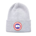 Canada Goose Arctic Disc Ribbed Beanie Heather Grey