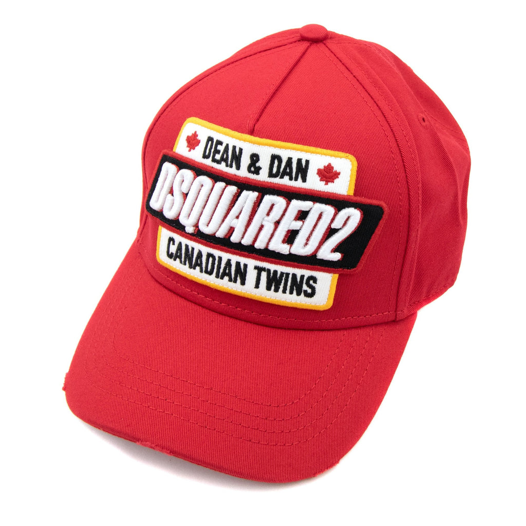 Dsquared2 Dsq2 Dean & Dan Canadian Twins Cap Red
