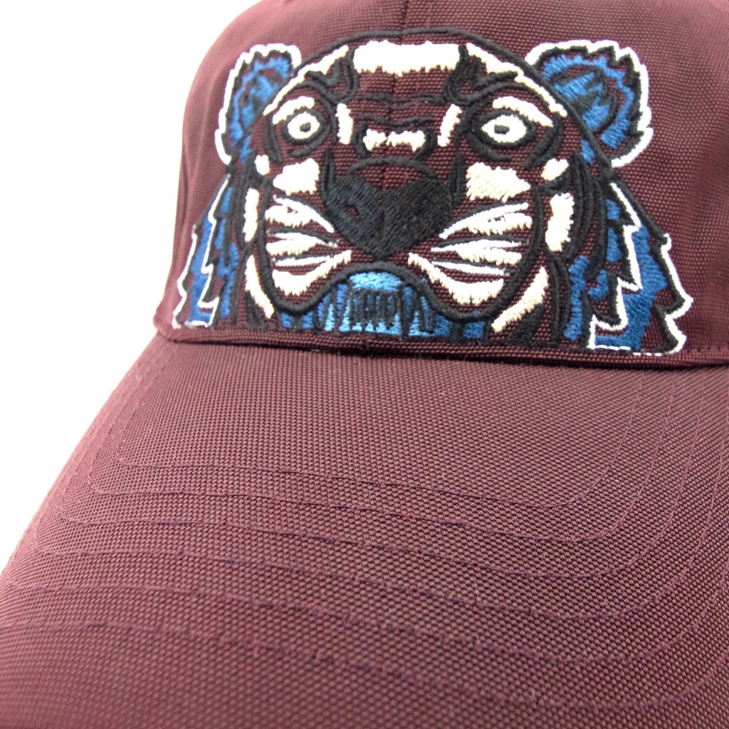 Kenzo Tiger Canvas Cap Burgundy