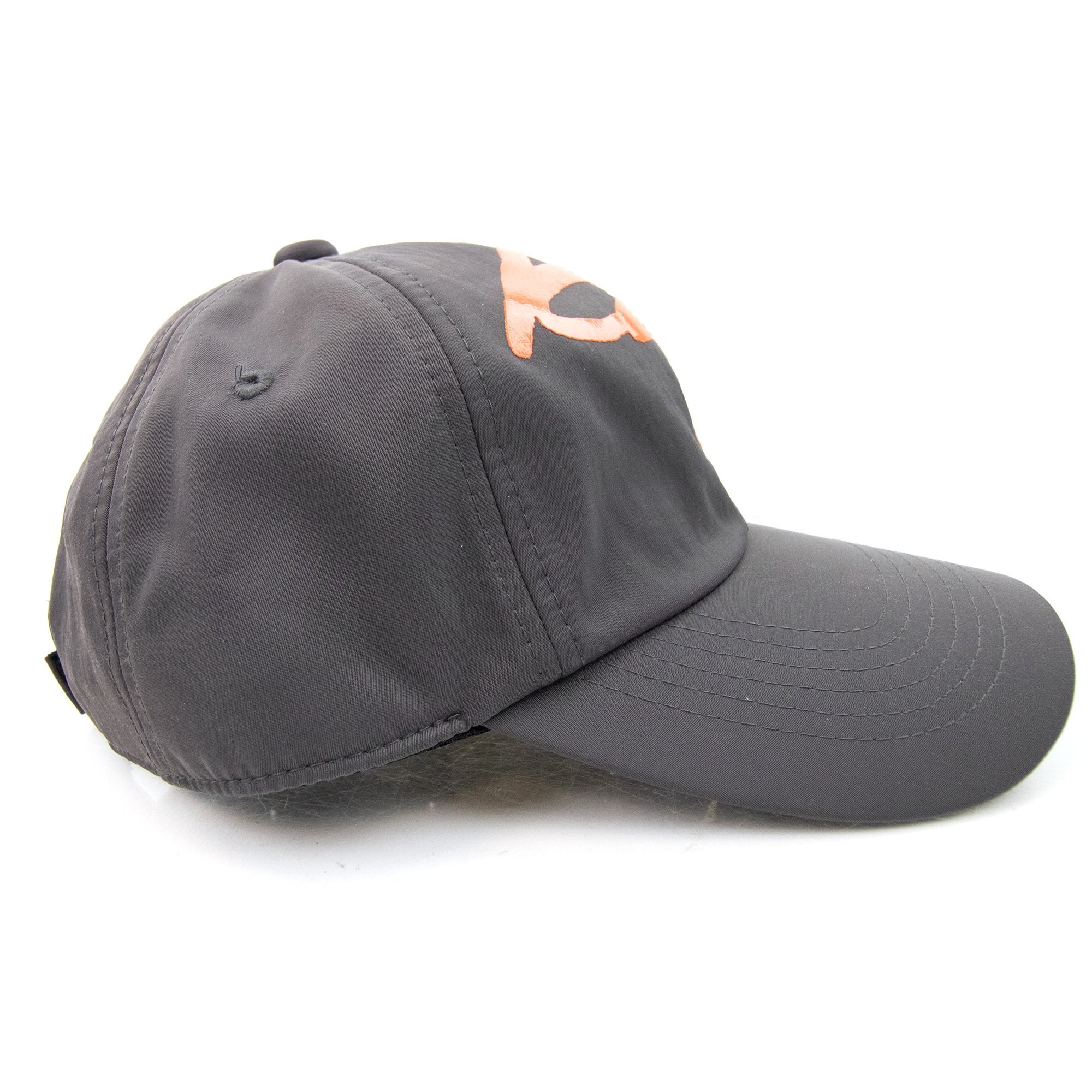 Kenzo Rubberised Signature Logo Cap Charcoal