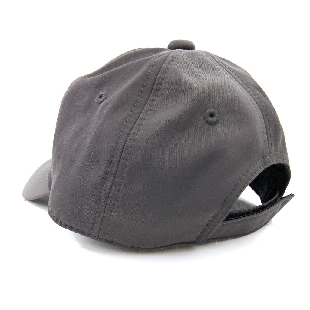 Kenzo Rubberised Signature Logo Cap Charcoal