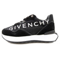 Givenchy Giv Runner Shoes In Suede Leather And Nylon Black