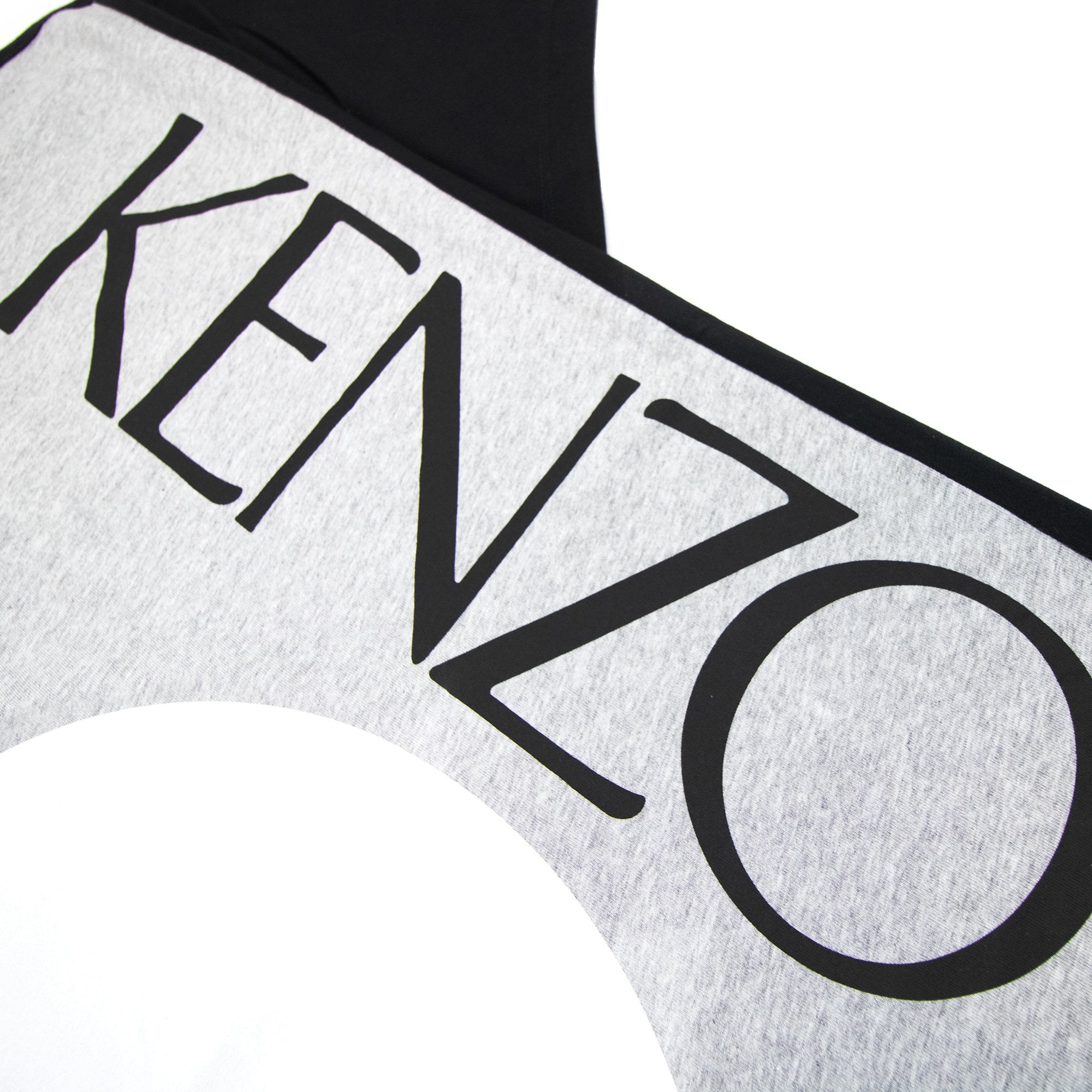 Kenzo New Signature Logo T Shirt Grey