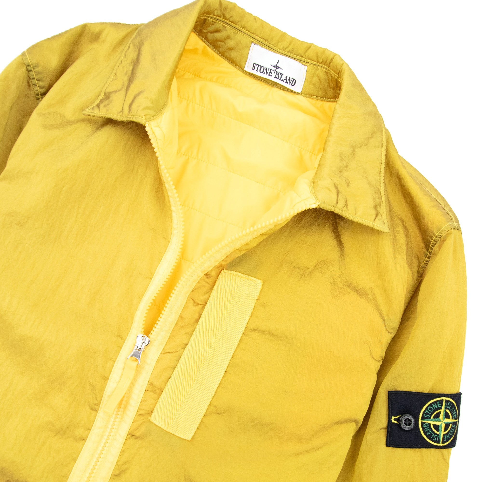 Stone Island Q0519 Nylon Metal In Econyl Regenerated Nylon Tc Yellow V0030